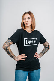 LIVE LOVE - shirt - women - black