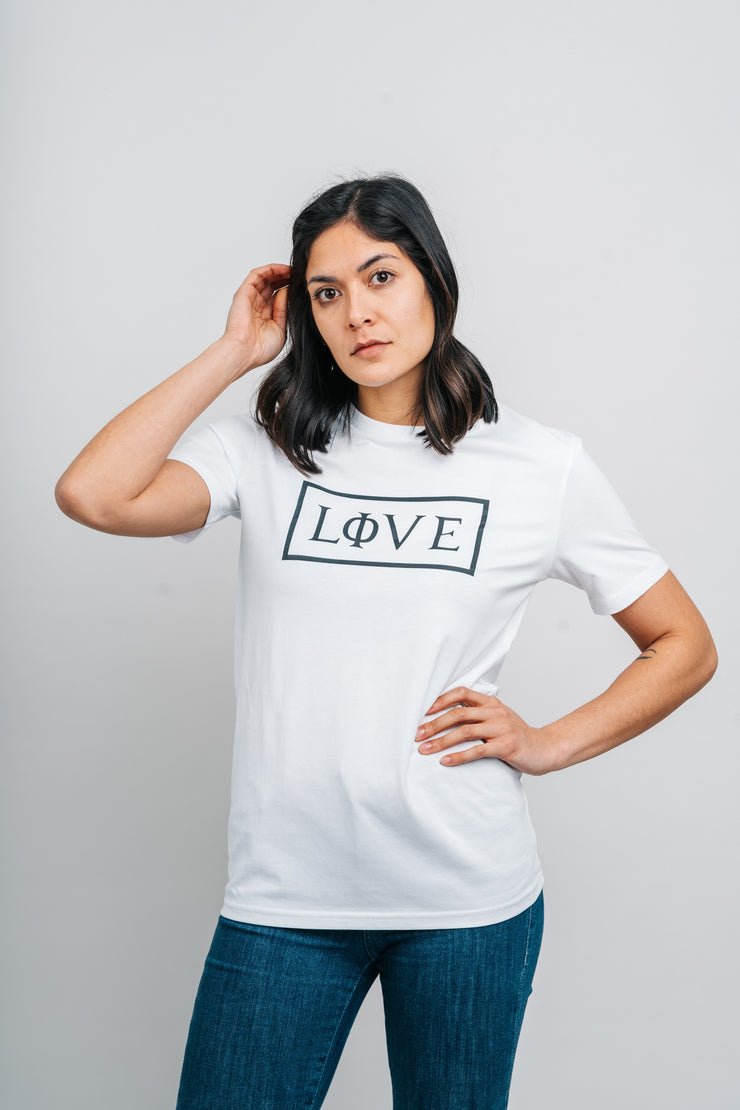 LIVE LOVE - shirt - women - white